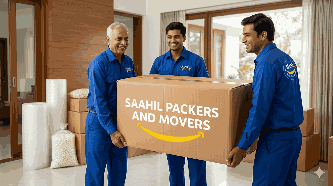 Packing and moving team